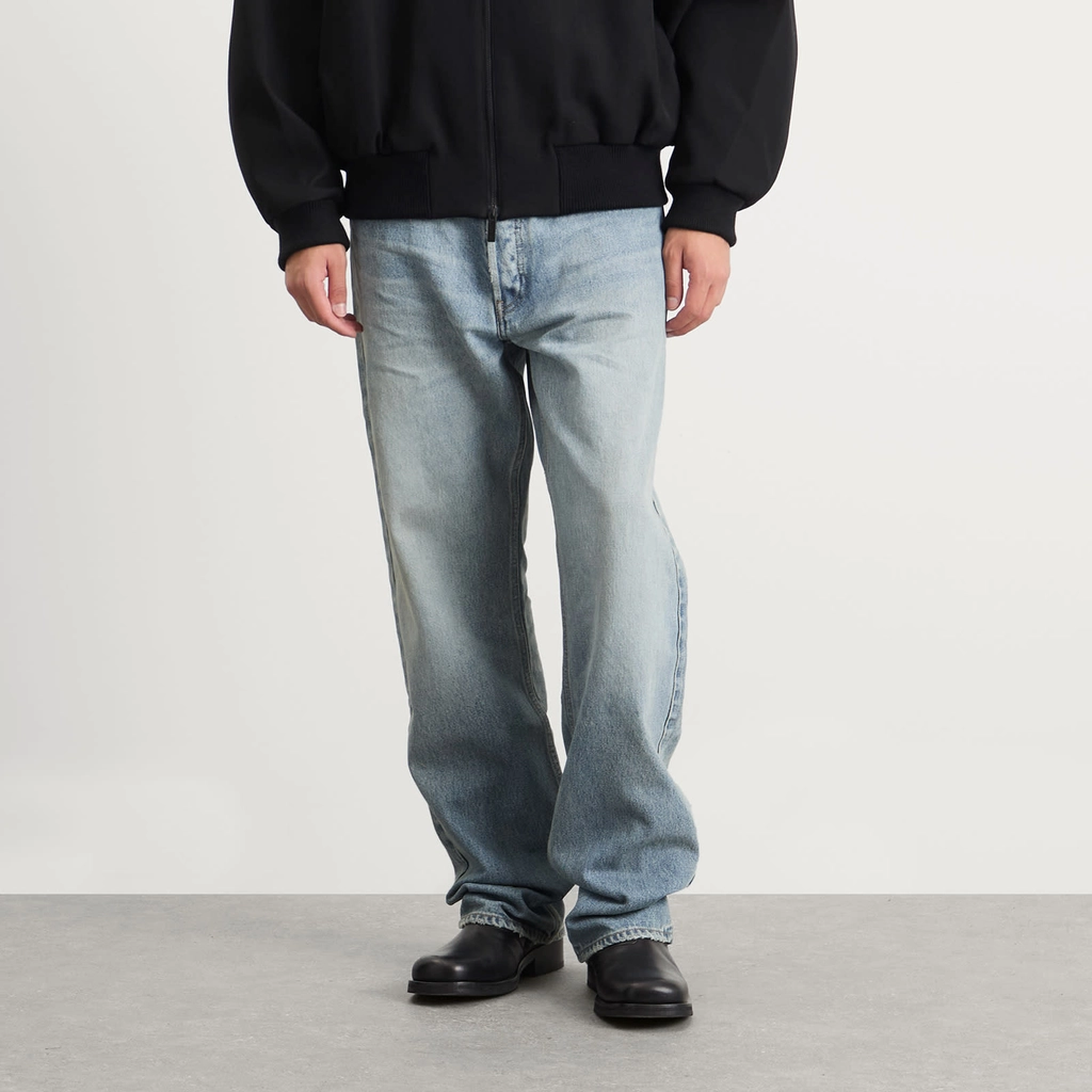 Fear of God Men's Straight 5 Pocket Jeans Light Indigo